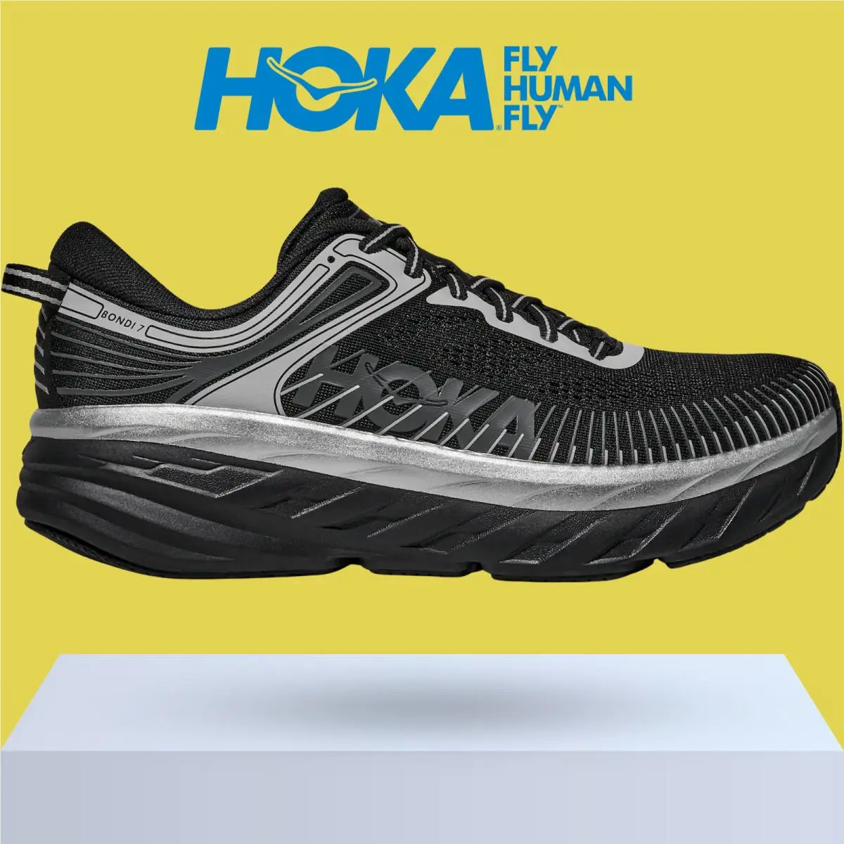 Hoka shoes - Hoka One One Bondi 7 - Asteroid/Black 14