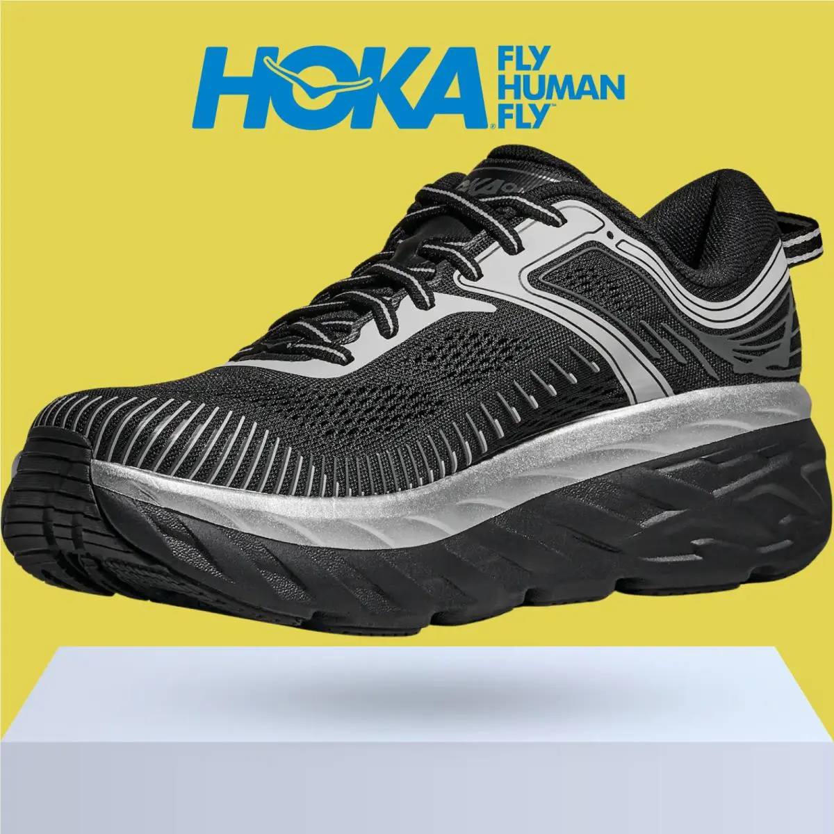 Hoka shoes - Hoka One One Bondi 7 - Asteroid/Black 15