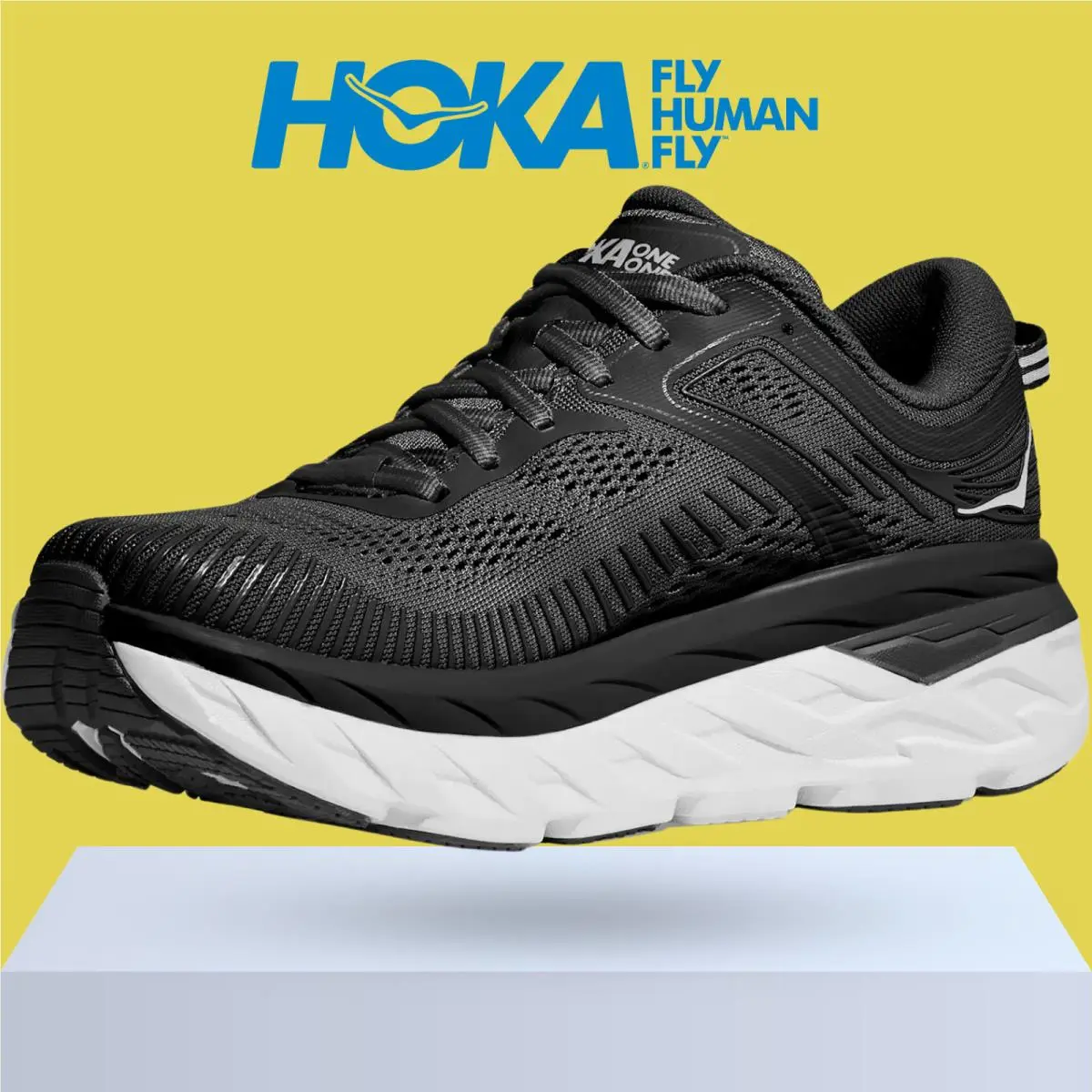 Hoka shoes - Hoka One One Bondi 7 - Asteroid/Black 40