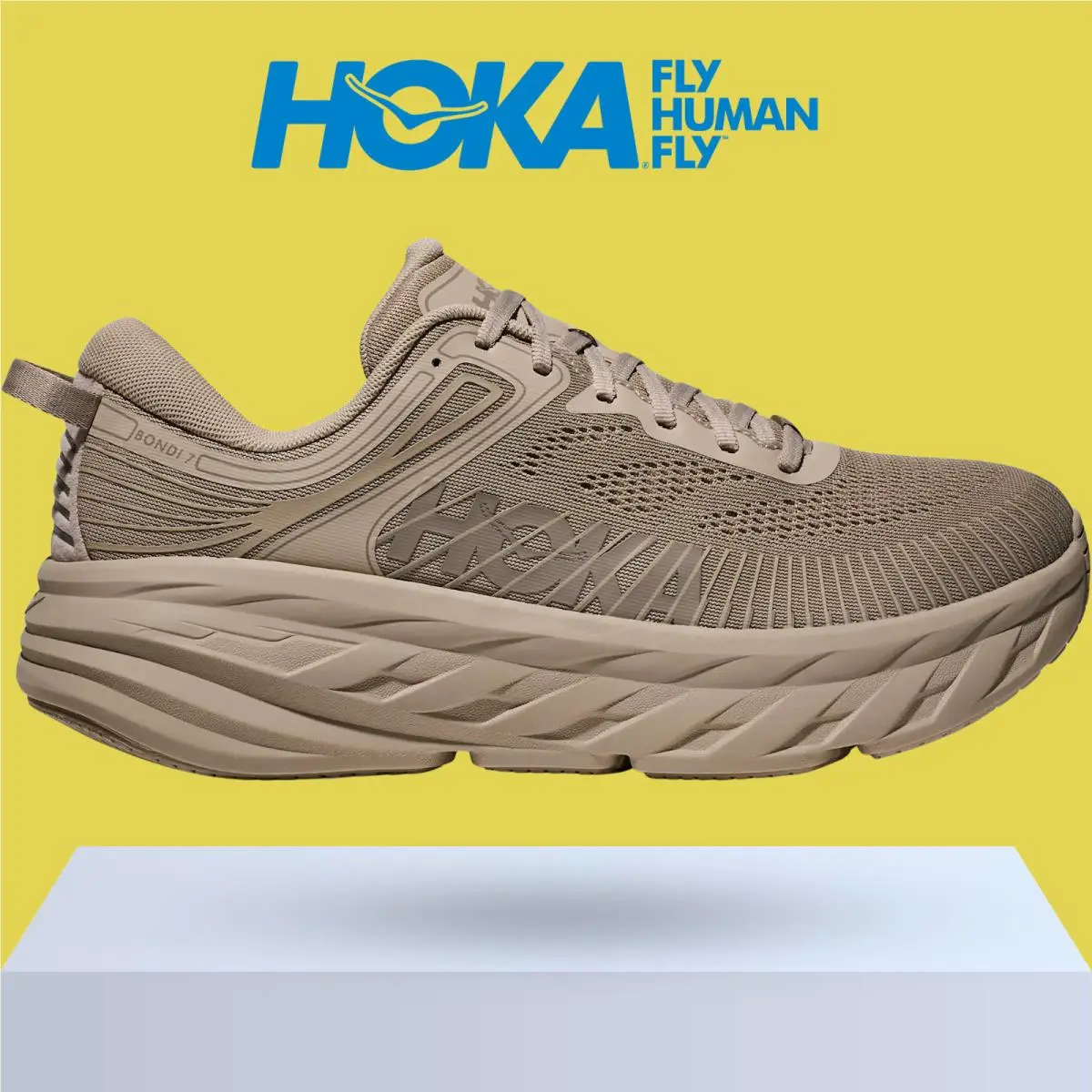 Hoka shoes - Hoka One One Bondi 7 - Asteroid/Black 19