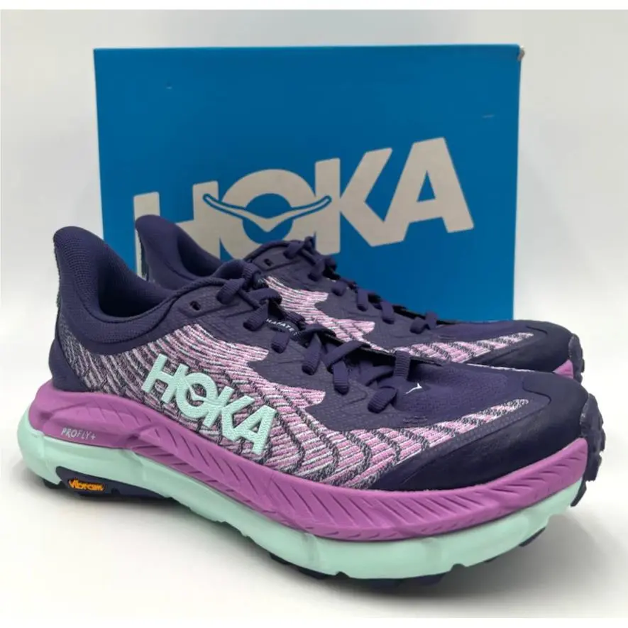 Hoka Mafate Speed 4 Nsof Women`s Running Shoes Purple Multiple Sizes