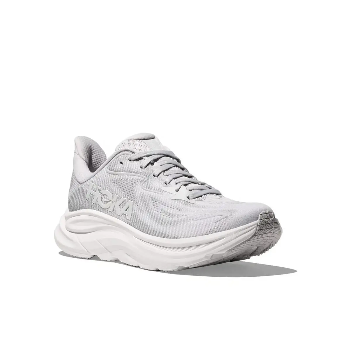 Hoka One One Clifton 10 1162050-CRDS Women`s 8.5 D Gray Running Shoes ZOGG3851 - Gray