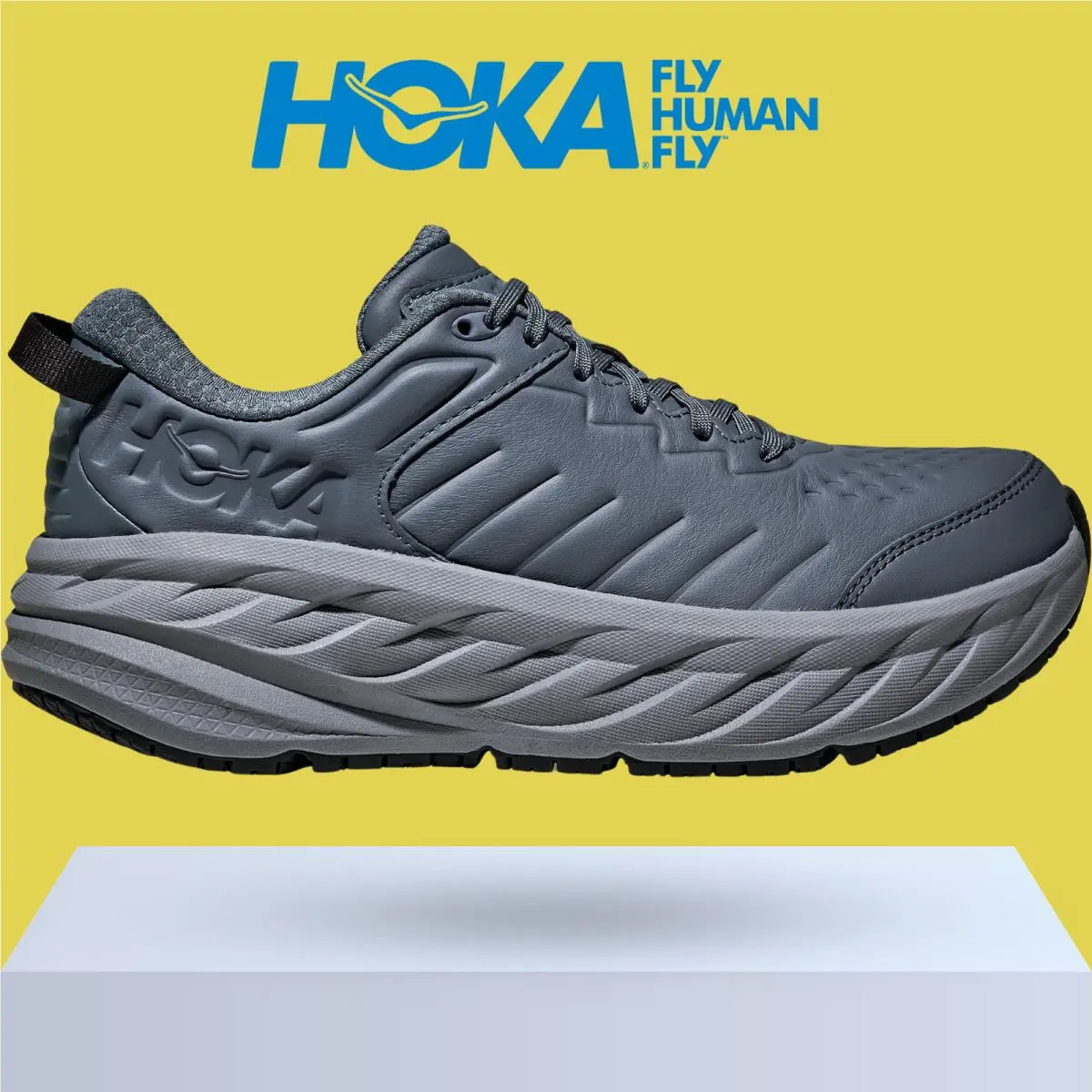 Hoka shoes - Hoka One One Bondi SR - Faded Navy/Carbon Black 4
