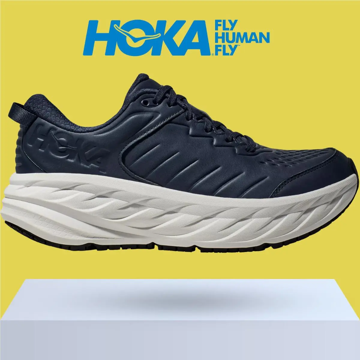 Hoka shoes - Hoka One One Bondi SR - Faded Navy/Carbon Black 9