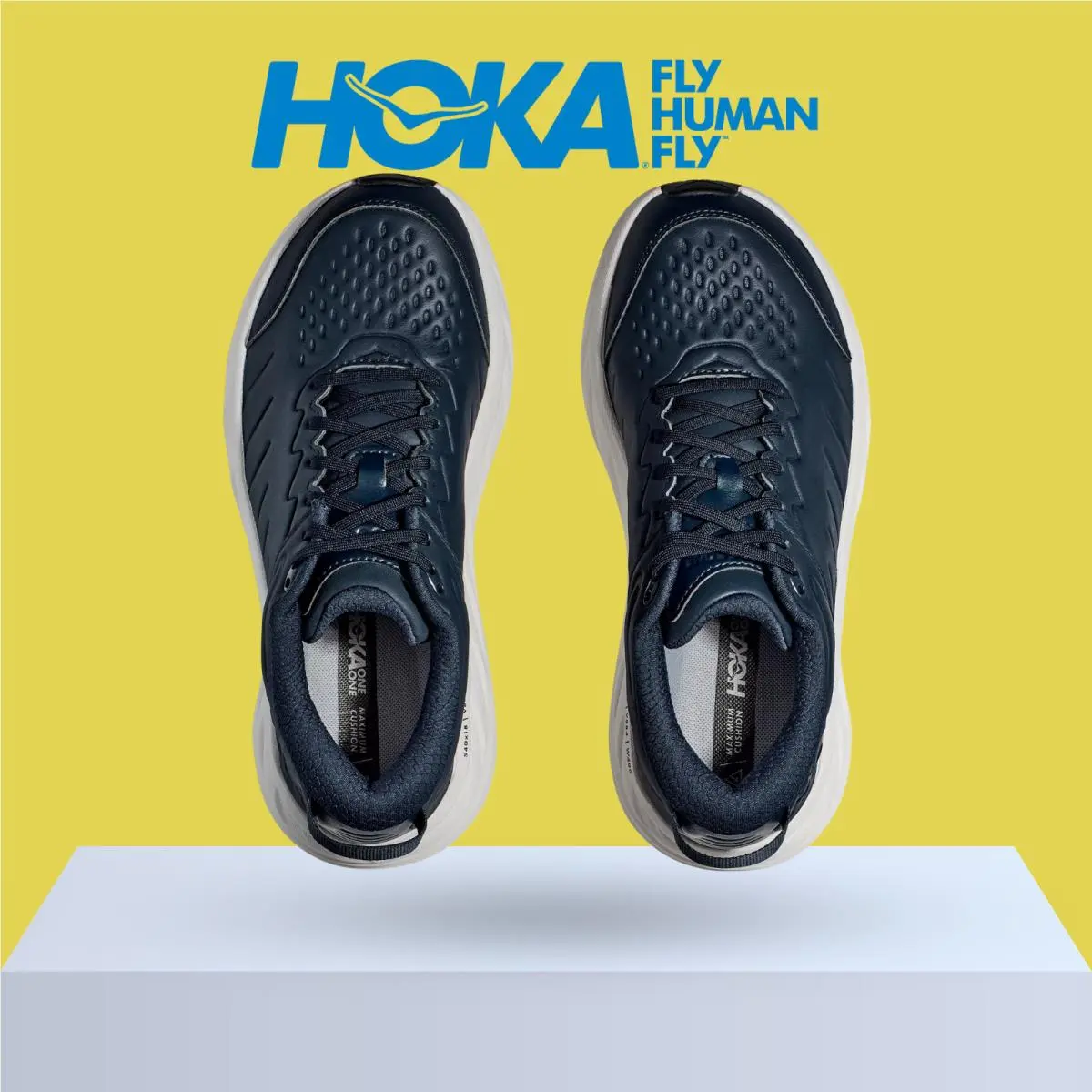 Hoka shoes - Hoka One One Bondi SR - Faded Navy/Carbon Black 12