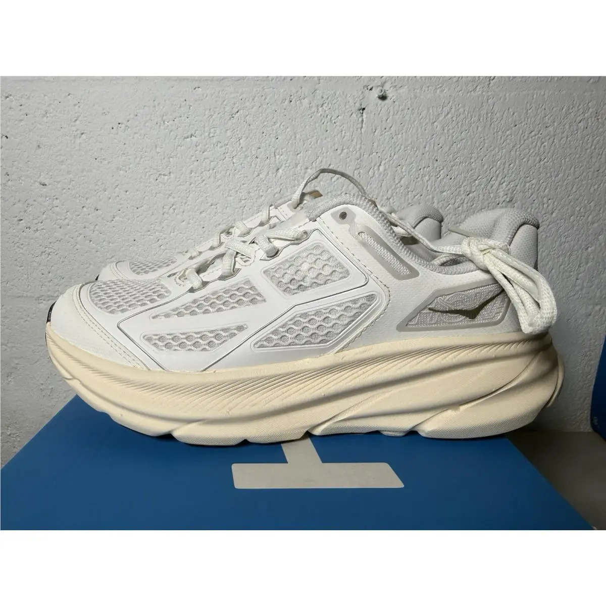 Hoka shoes - Clifton L LS Eggnog Shifting Sand - 1155370-FCG - Beige 9