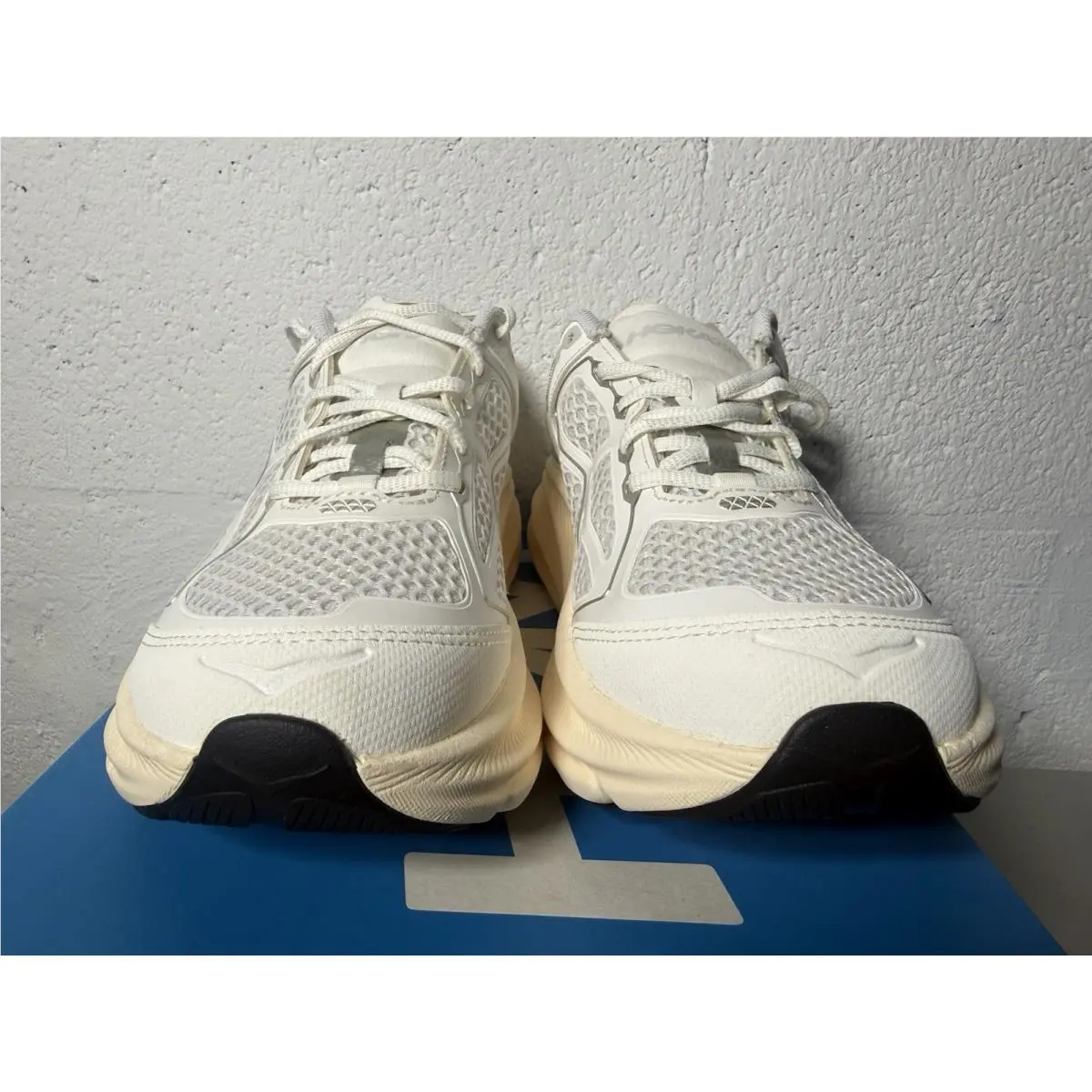Hoka shoes - Clifton L LS Eggnog Shifting Sand - 1155370-FCG - Beige 10