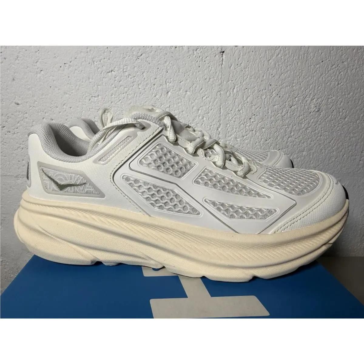Hoka shoes - Clifton L LS Eggnog Shifting Sand - 1155370-FCG - Beige 12