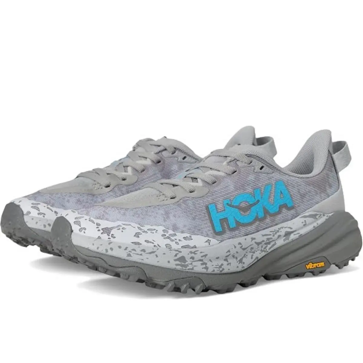 Hoka One One Speedgoat 6 1147811-SYST Women`s 9.5 B Gray Running Shoes ZOGG3675