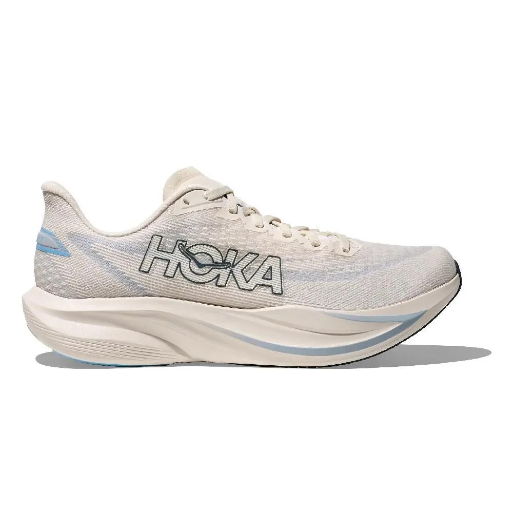 Men`s Hoka Mach 7 Alabaster/soaring Blue 1171904-ASRN - Alabaster/Soaring Blue