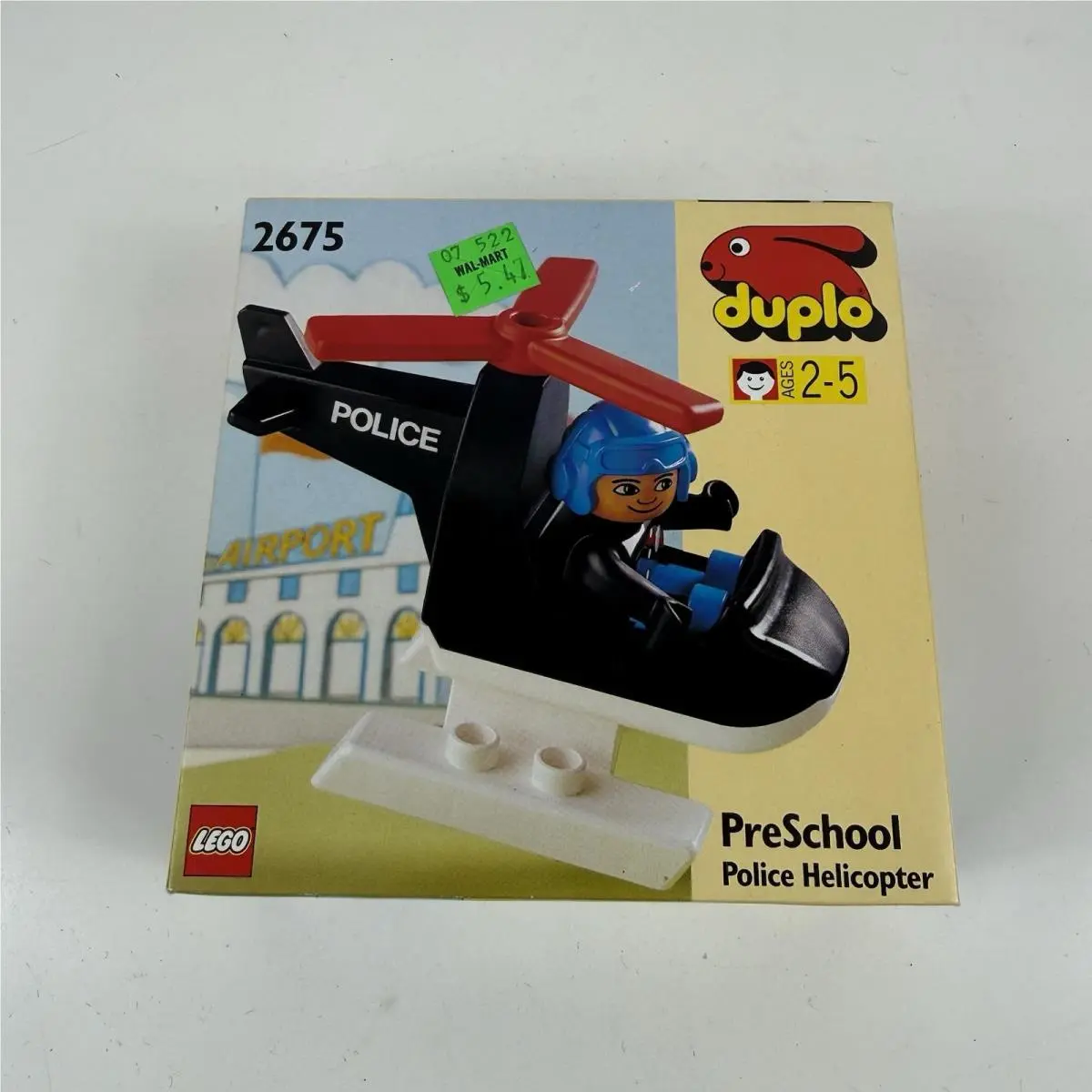 Lego Duplo 2675 Preschool Police Helicopter Closed
