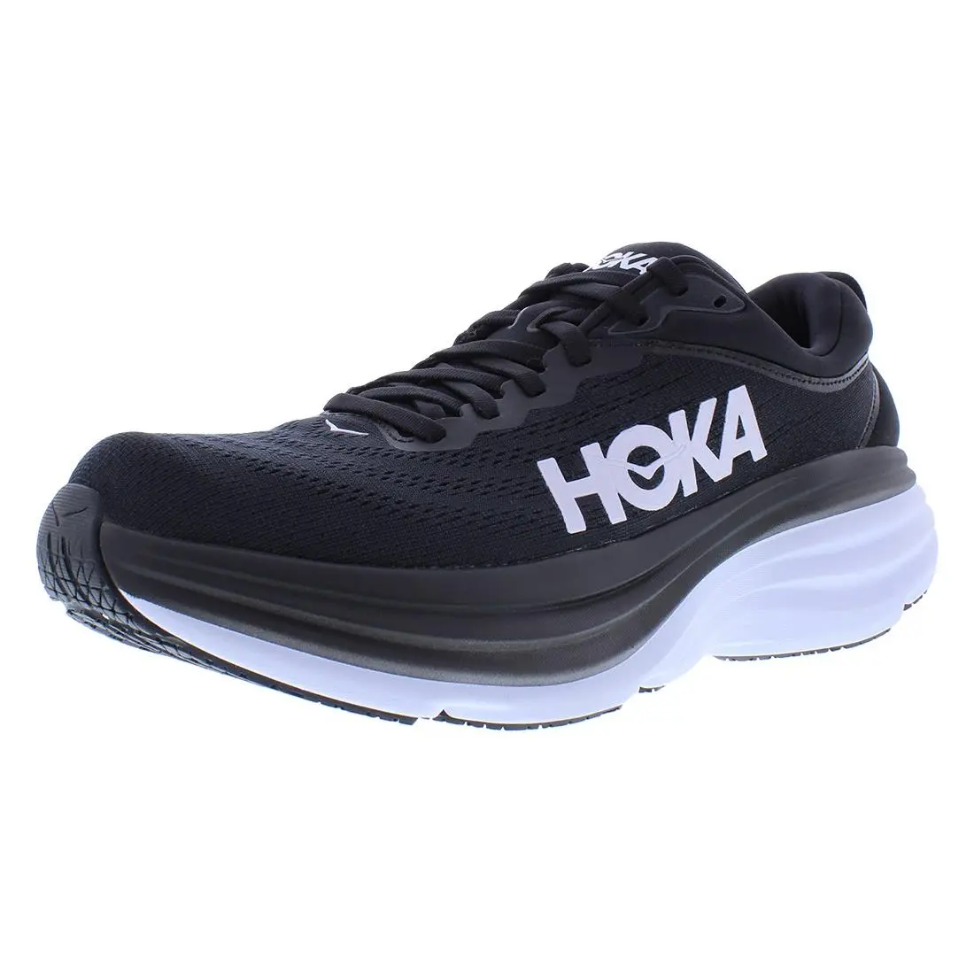Hoka shoes - Hoka One One HOKA Bondi 8 - 1123202-BWHT - Black, Main: Black (UPC: 195719628840) 0