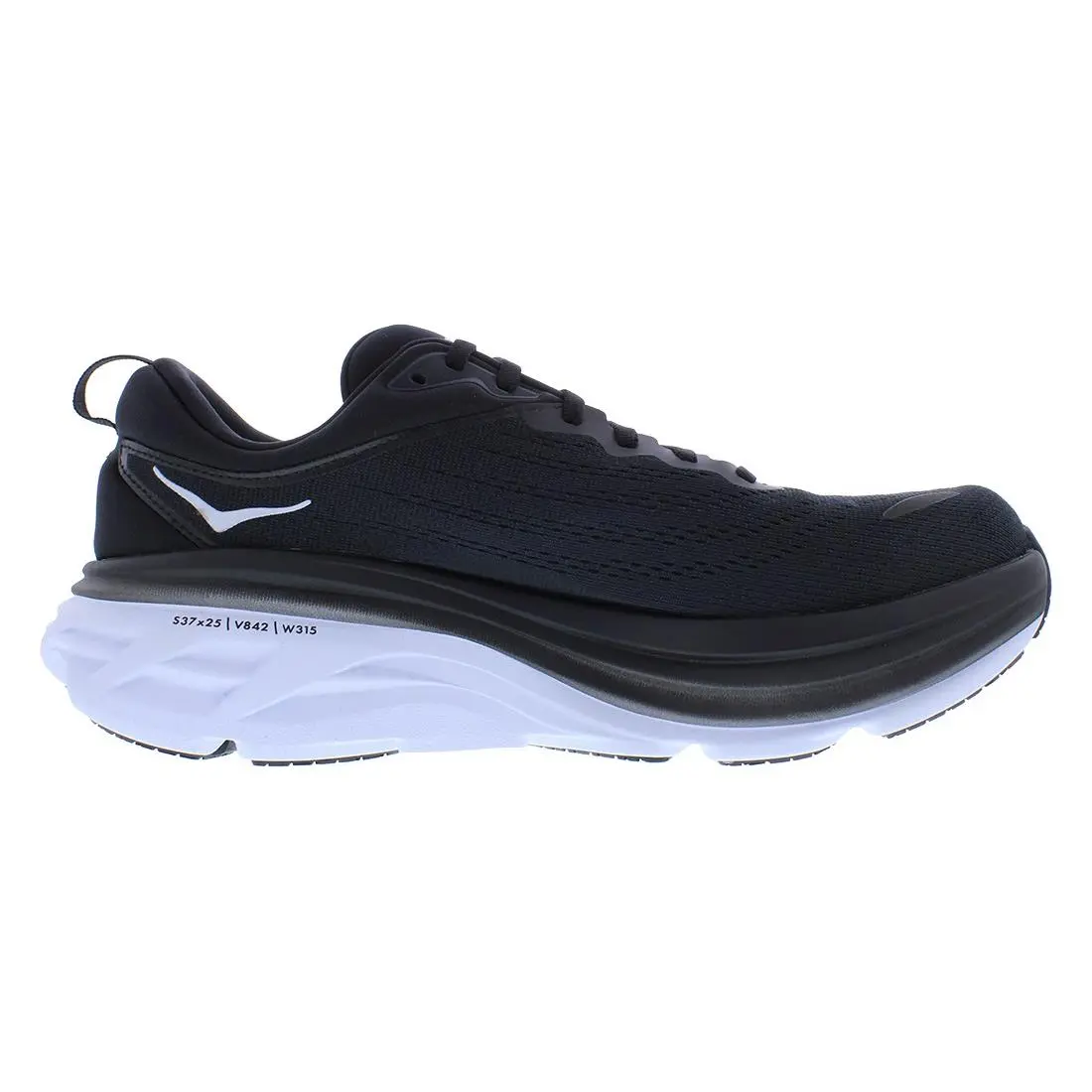 Hoka shoes - Hoka One One HOKA Bondi 8 - 1123202-BWHT - Black, Main: Black (UPC: 195719628840) 1