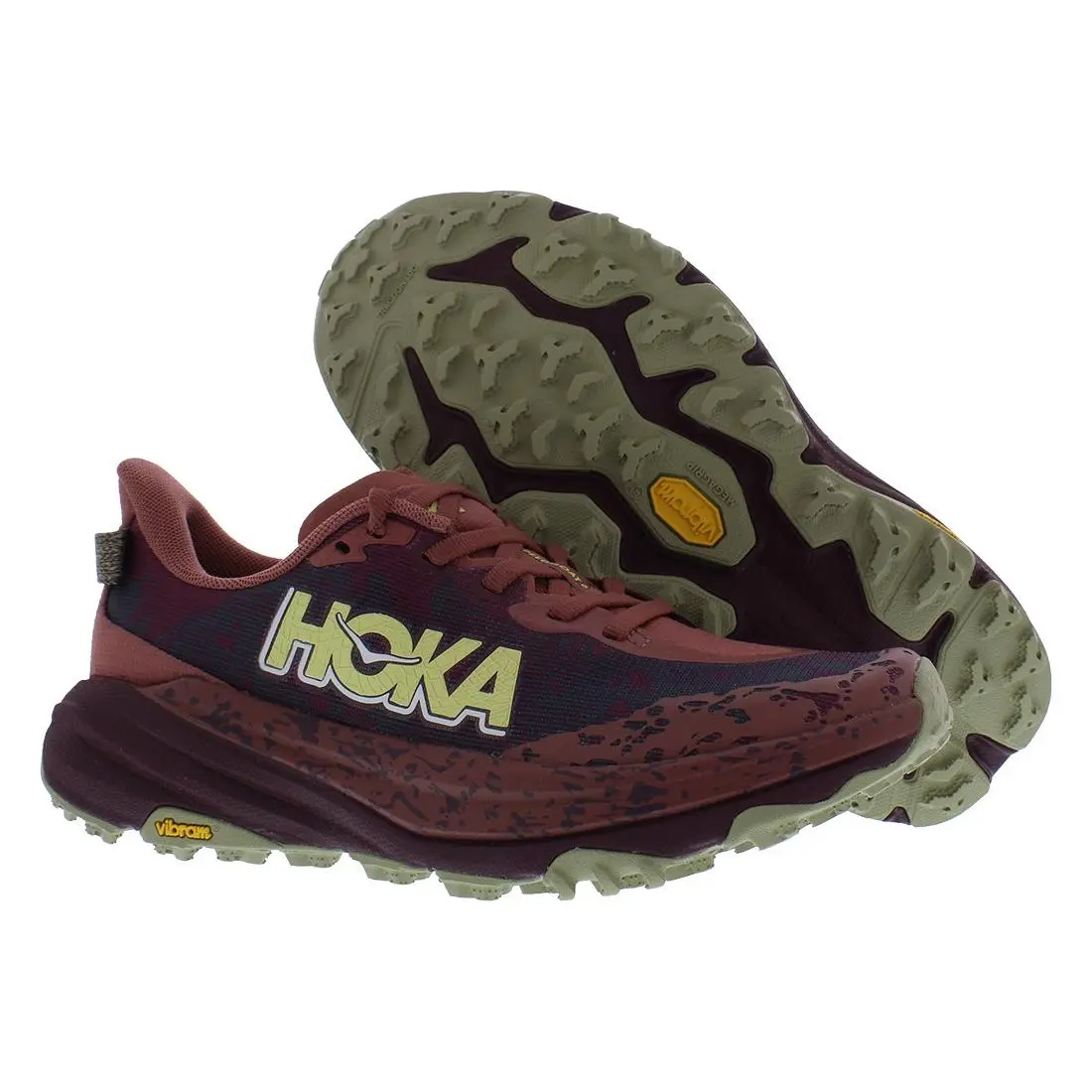 Hoka Speedgoat 6 Womens Shoes Size 7 Color: Rouge/black Cherry