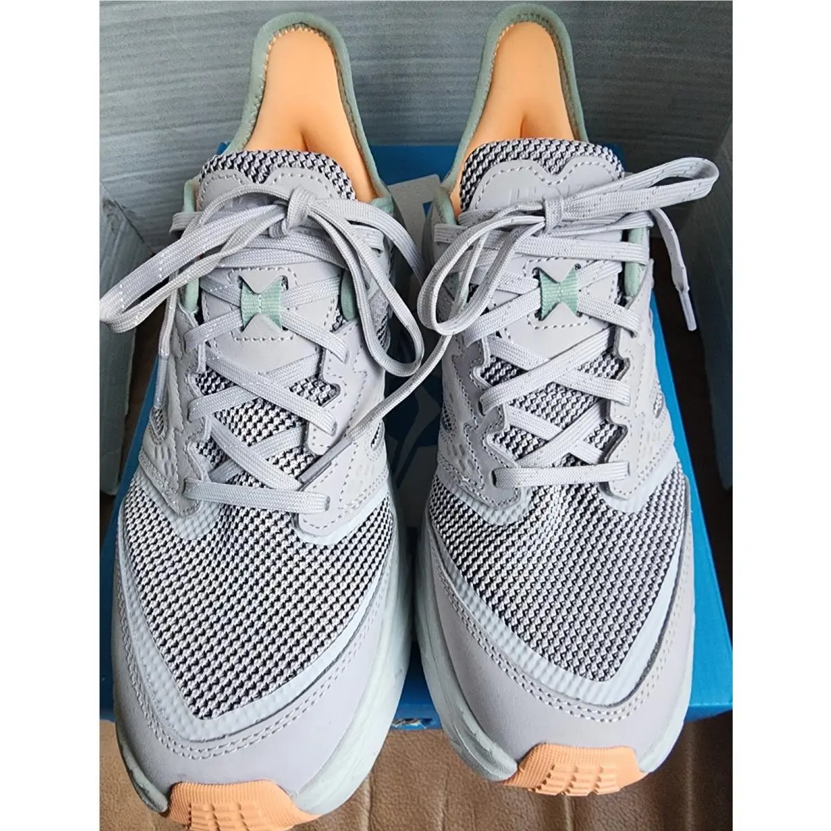 Hoka One One Anacapa 2 Freedom 1155193-ACG Womens 9 B Gray Running Shoes