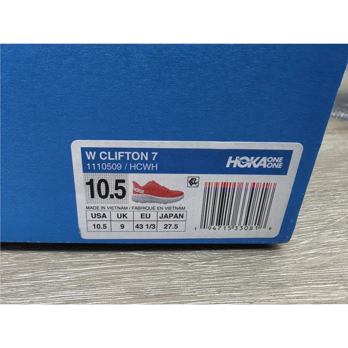 Hoka shoes - Hoka One One Clifton 7 - 1110509-HCWH - Hot Coral 13