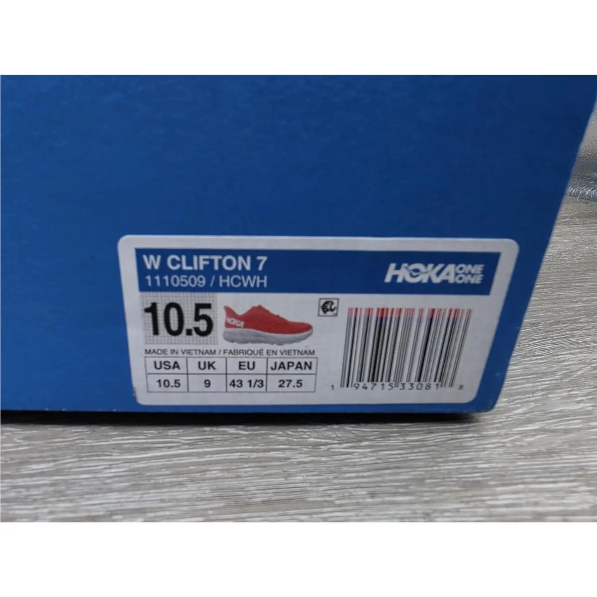 Hoka shoes - Hoka One One Clifton 7 - 1110509-HCWH - Hot Coral 14