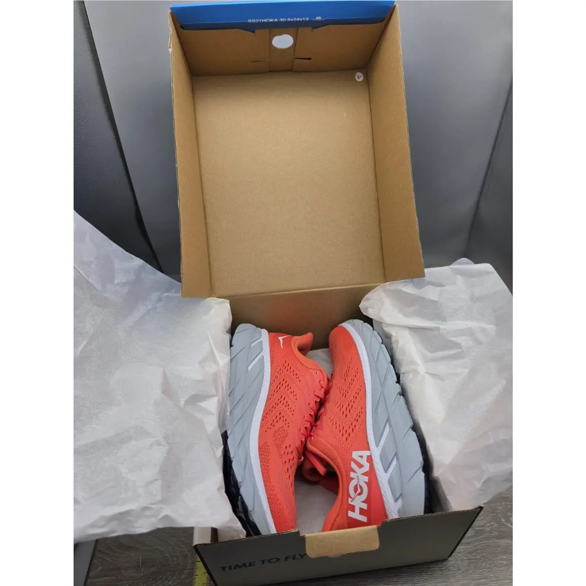 Hoka shoes - Hoka One One Clifton 7 - 1110509-HCWH - Hot Coral 0