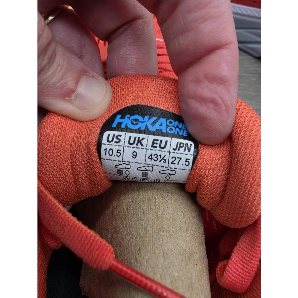 Hoka shoes - Hoka One One Clifton 7 - 1110509-HCWH - Hot Coral 21