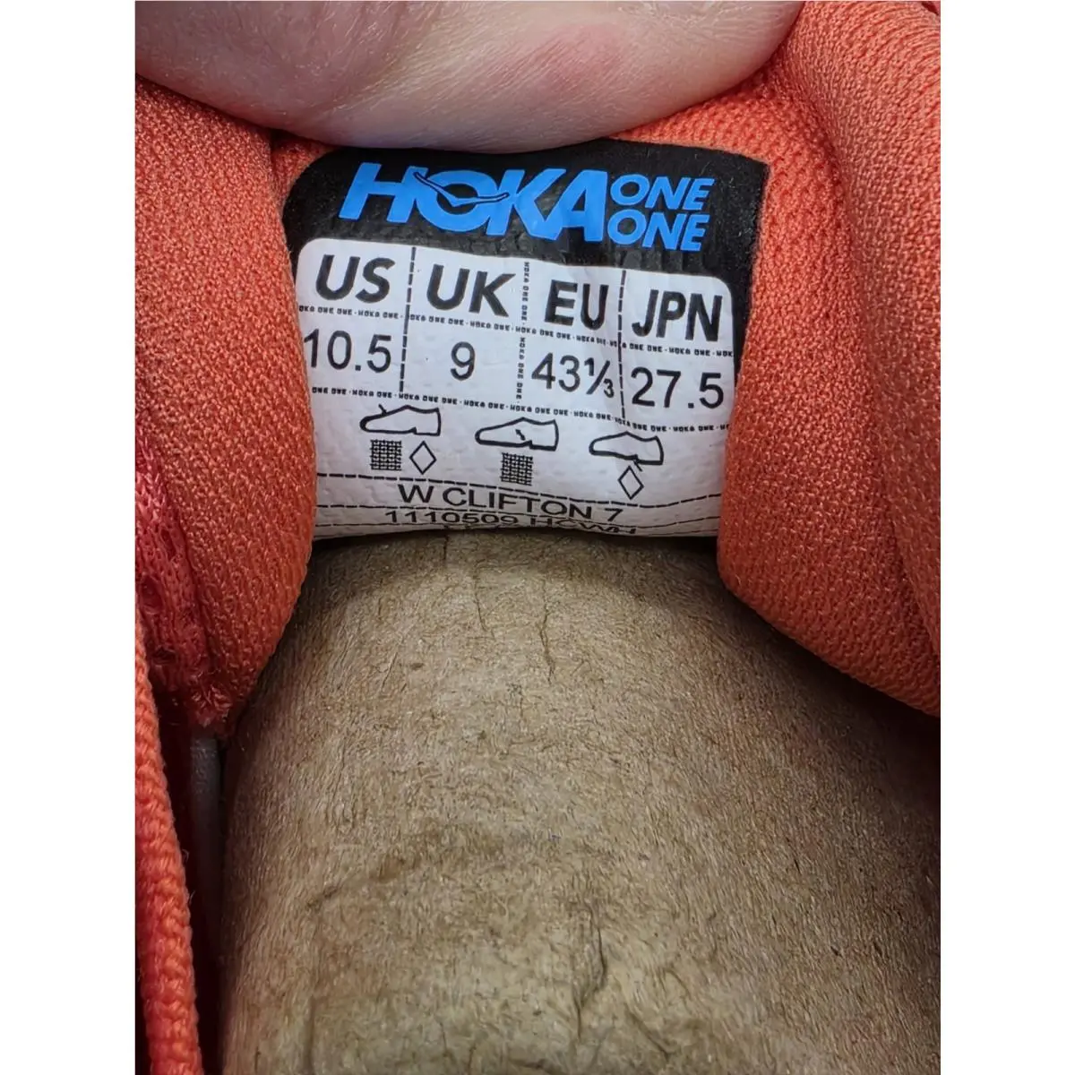 Hoka shoes - Hoka One One Clifton 7 - 1110509-HCWH - Hot Coral 22