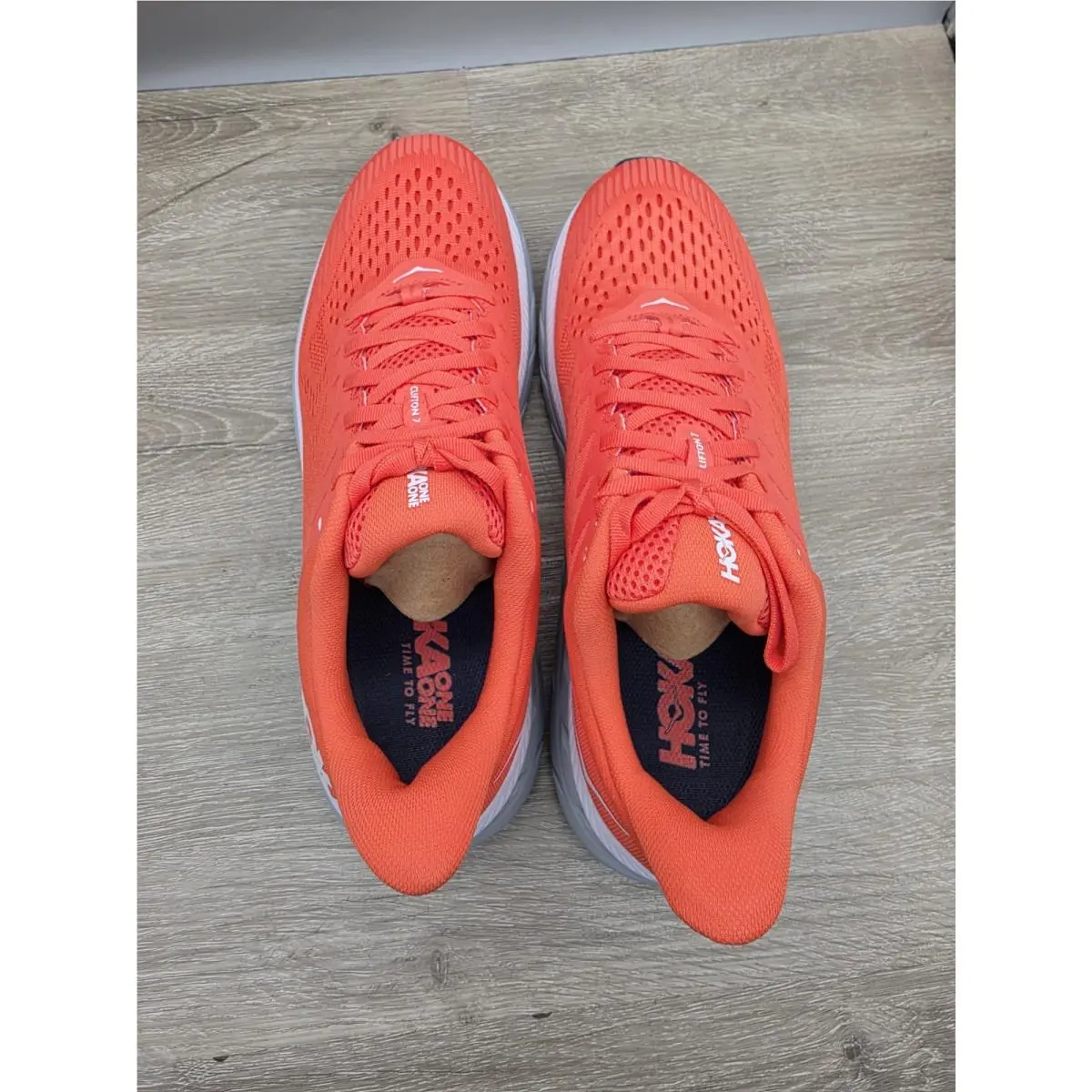 Hoka shoes - Hoka One One Clifton 7 - 1110509-HCWH - Hot Coral 6