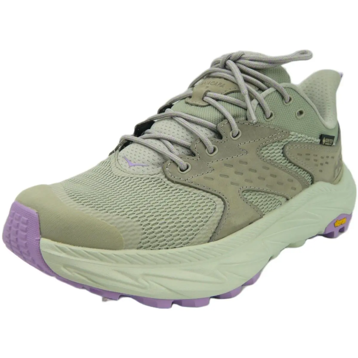 Hoka Anacapa 2 Low Gtx Women`s Trail Running Shoes Grey Barley Celadontint US 10