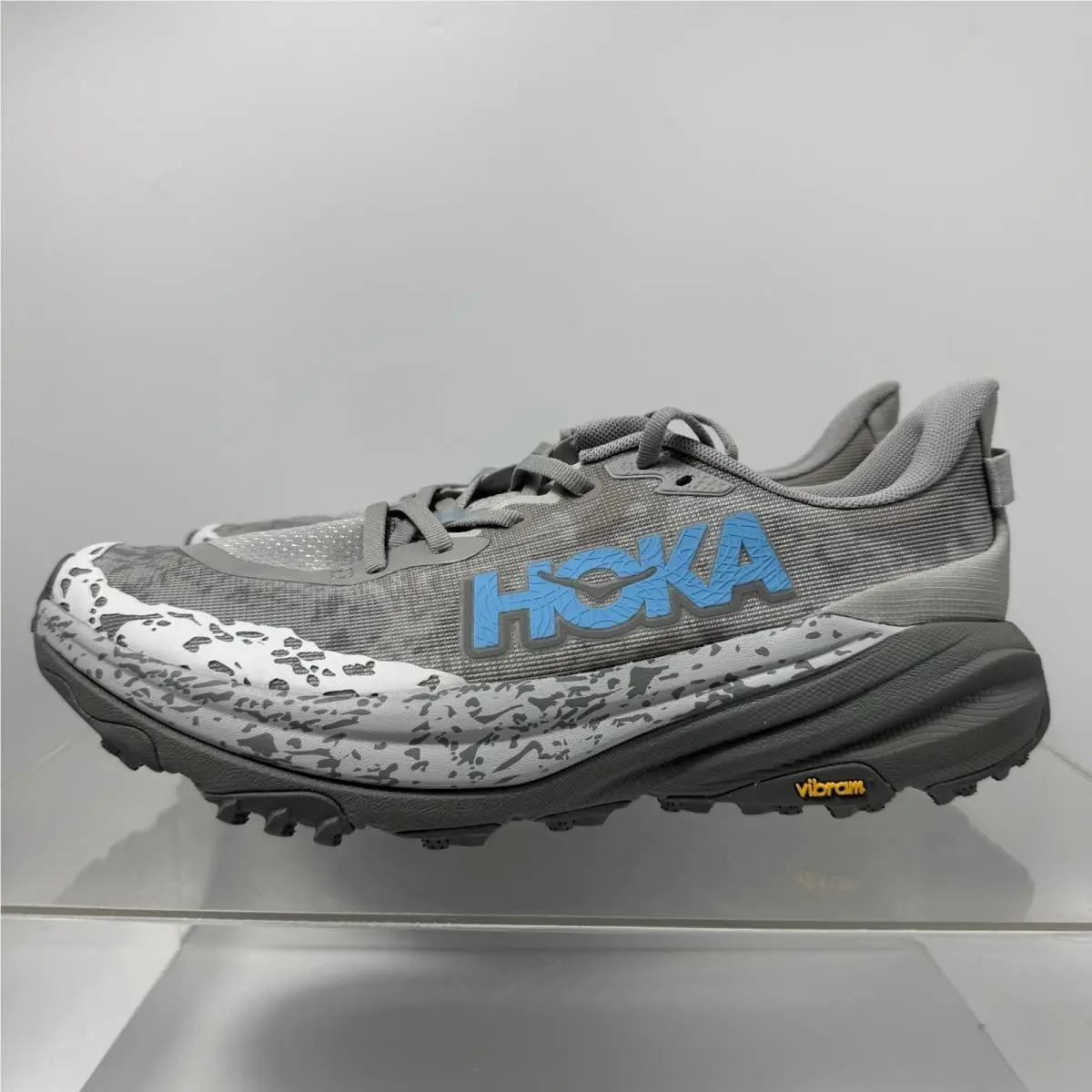 Hoka Speedgoat 6 Gray Blue Running 1147811 Syst Trail Women’s Size 11