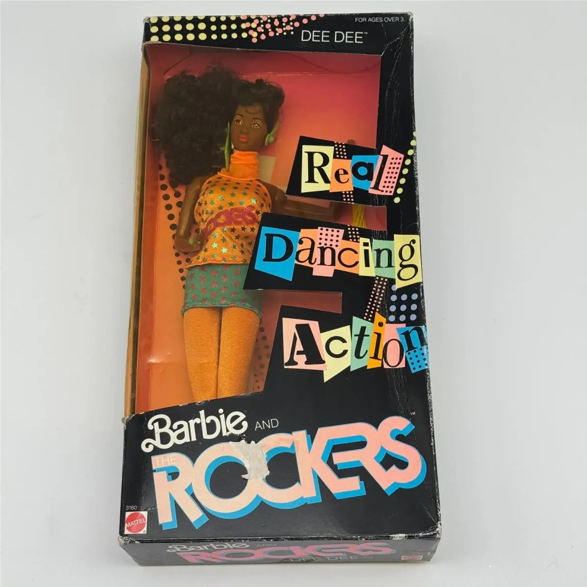Vintage 1986 Barbie and The Rockers Dee Dee Doll Real Dancing Action Mattel 3160