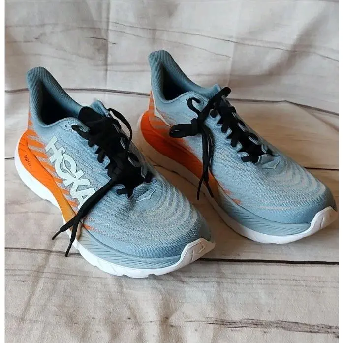 Hoka One One Mach 5 Sneakers Men`s Sz 10D Mountain Spring Running Shoes