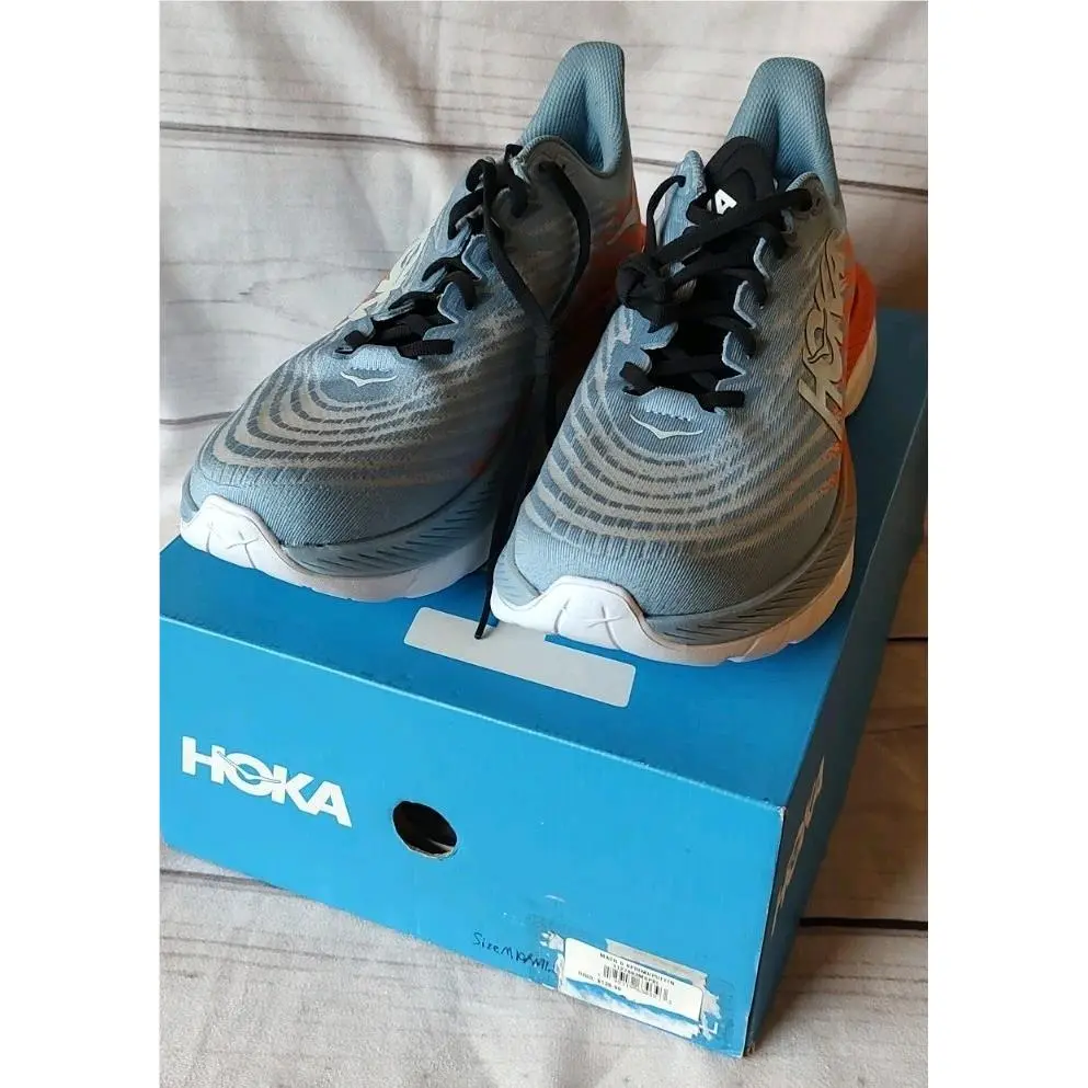 Hoka shoes - Hoka One One Mach 5 - 1127893-MSPBL - Mountain Spring / Puffin`s Bill 10