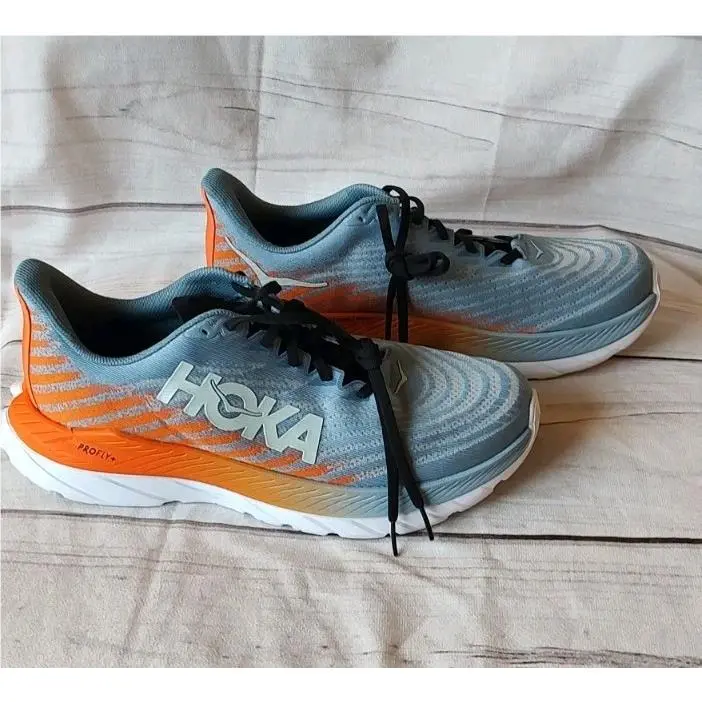 Hoka shoes - Hoka One One Mach 5 - 1127893-MSPBL - Mountain Spring / Puffin`s Bill 4