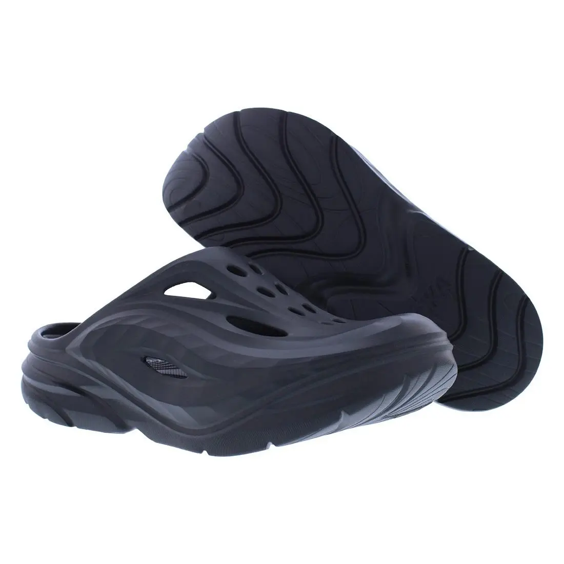 Hoka Ora Recovery Mule Unisex Shoes Size 5 Color: Black