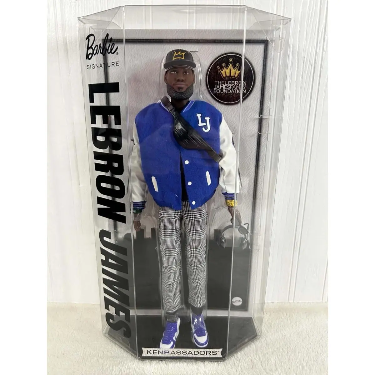 Barbie Signature Lebron James Kenbassadors Doll Collectible with Varsity Jacket