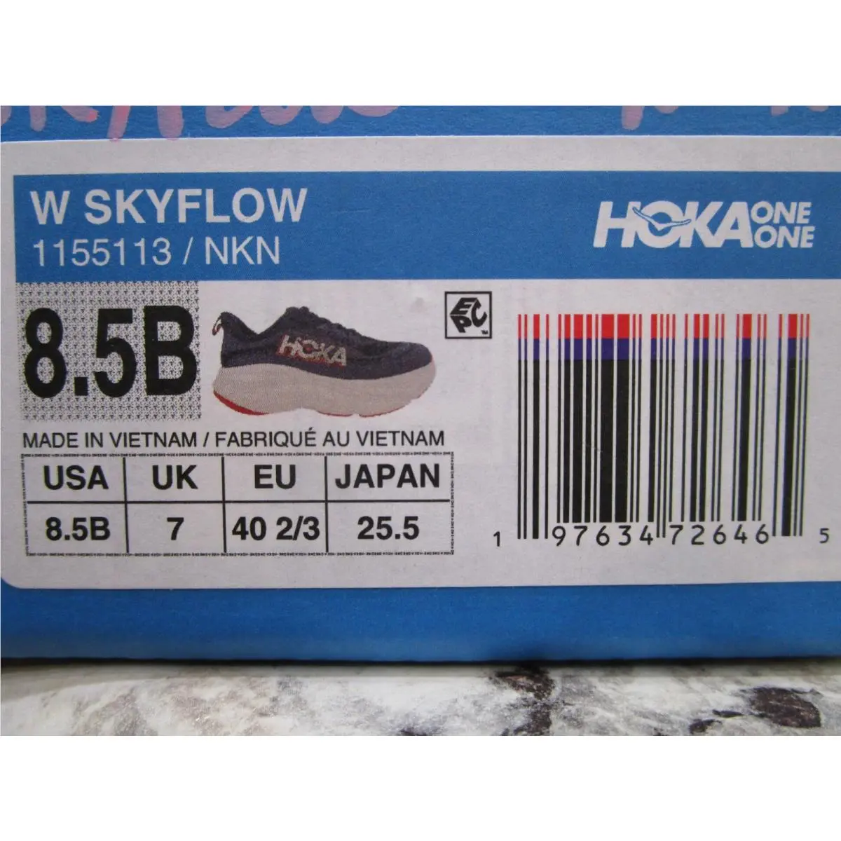 Hoka shoes - Hoka Skyflow - Skyflow - Nautical Dusk/Anchor-blue 4