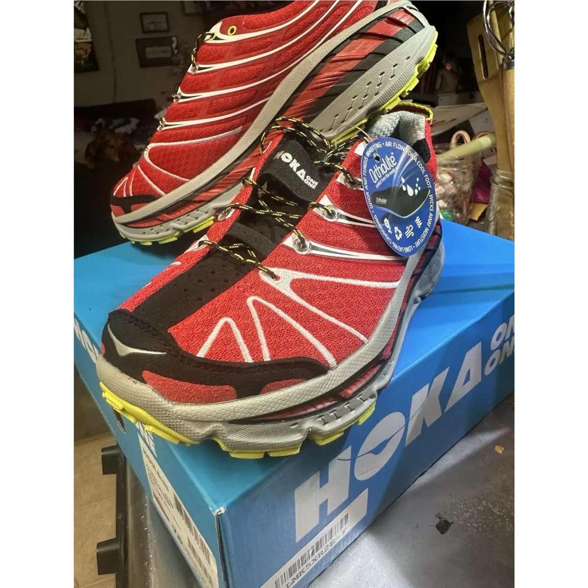 Hoka shoes - Hoka One M Stinson - One Stinson - Red 1
