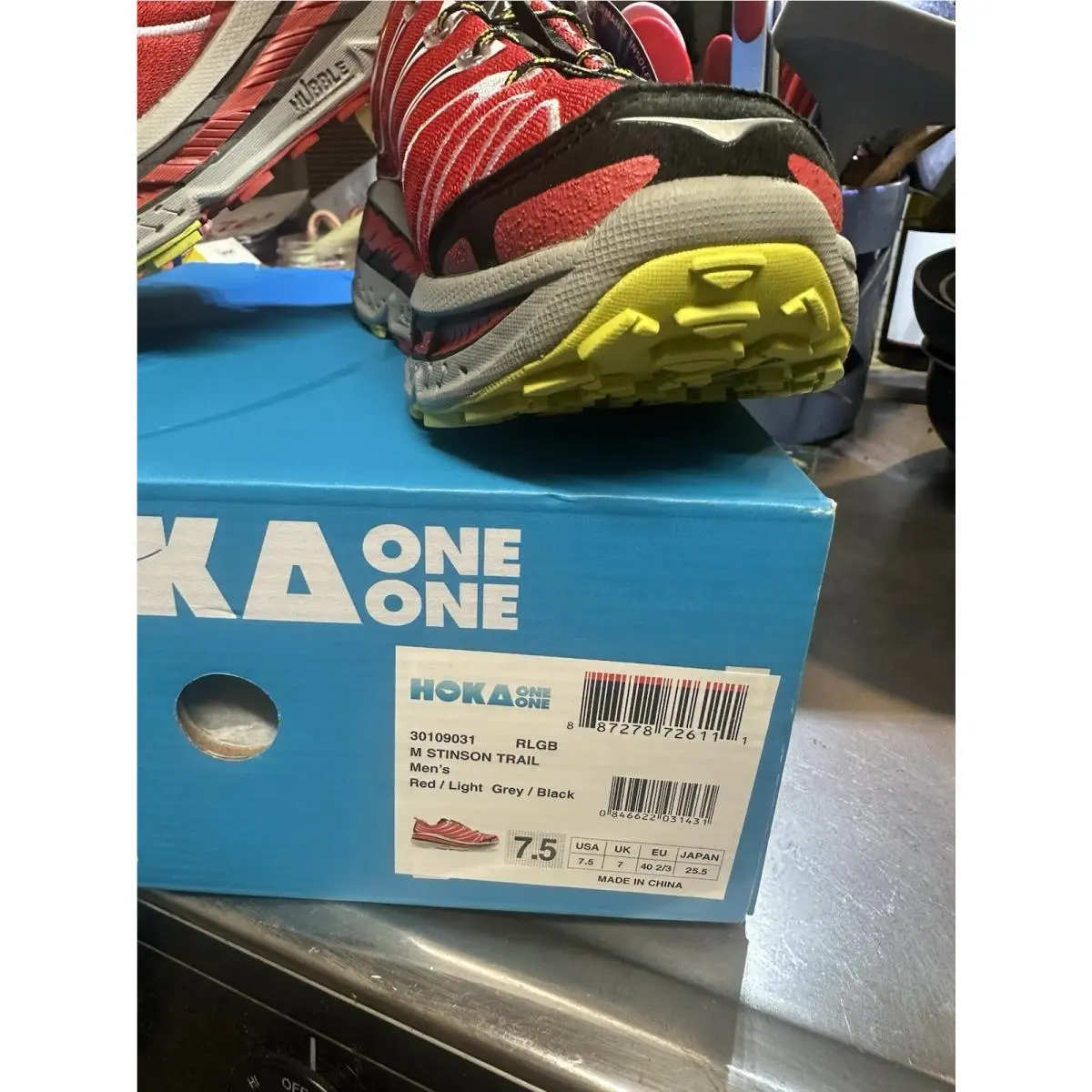 Hoka shoes - Hoka One M Stinson - One Stinson - Red 2