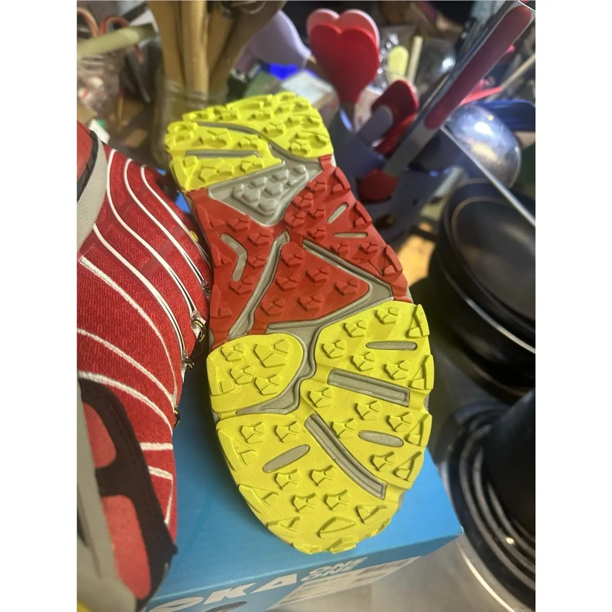 Hoka shoes - Hoka One M Stinson - One Stinson - Red 3