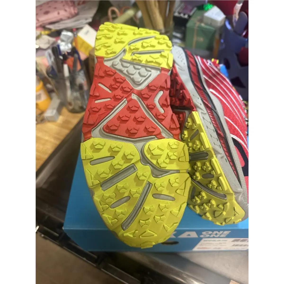 Hoka shoes - Hoka One M Stinson - One Stinson - Red 4