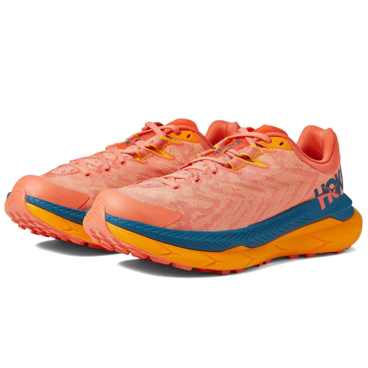 Women`s Hoka Tecton X - 11 US Camellia/blue Coral Very Rare Retail is
