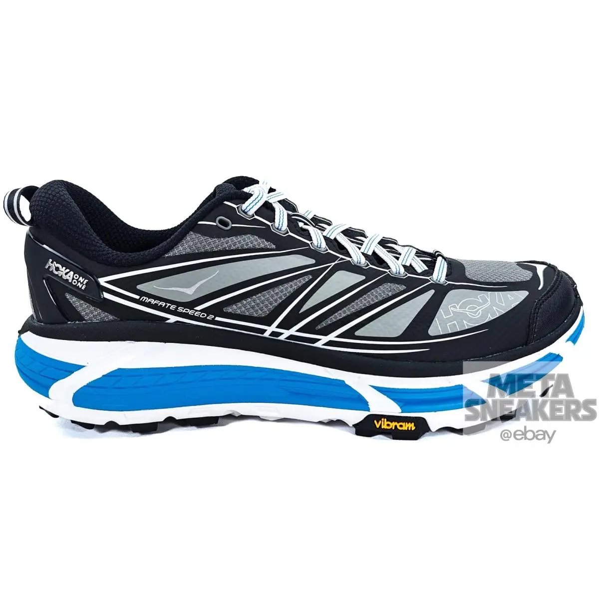 Hoka shoes - Hoka One One Mafate Speed - 1126851 BWHT - Black 1