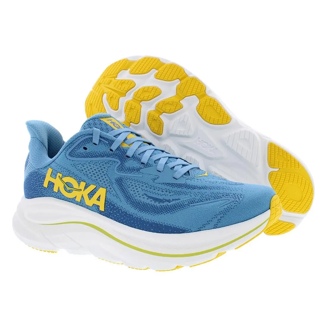 Hoka Clifton 10 Mens Shoes Size 11.5 Color: Alpine Blue/foggy Night