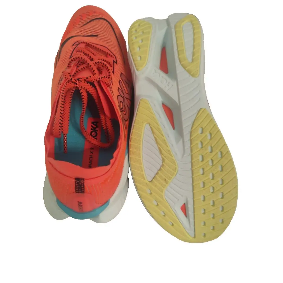 Hoka shoes - Hoka One One Mach X - Orange 1