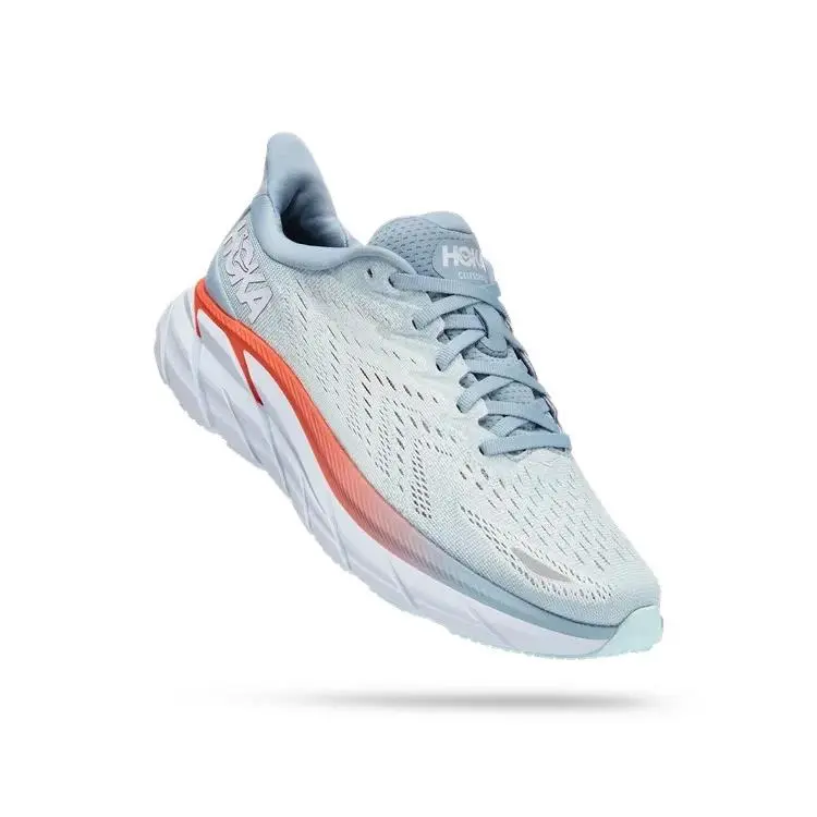 Size 10.5B - Women`s Hoka One One Clifton 8 Shoes `blue` 1119394/BFPA
