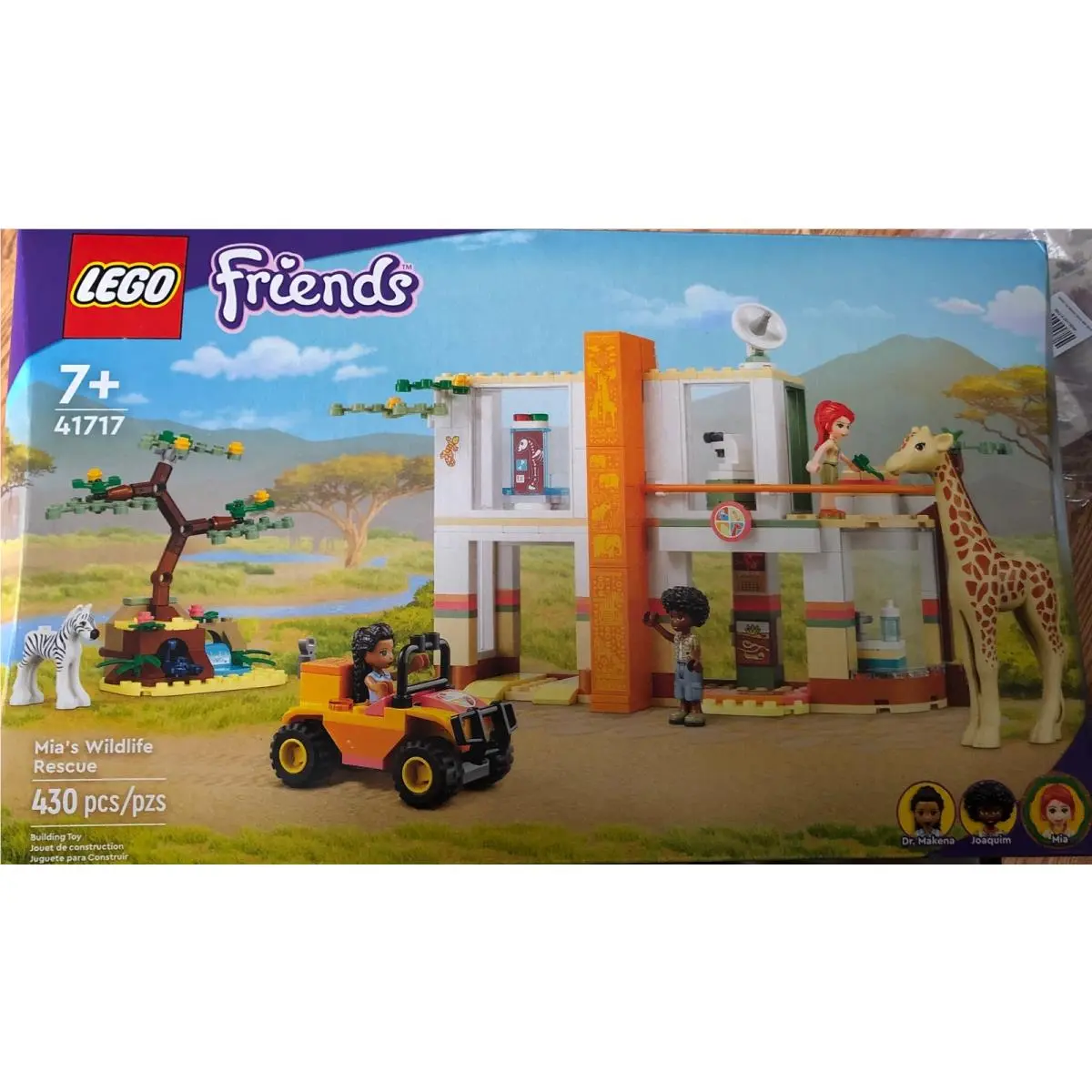 41717 Mias Wildlife Rescue Lego Friends Set Legos Giraffe Zebra Dr Makena