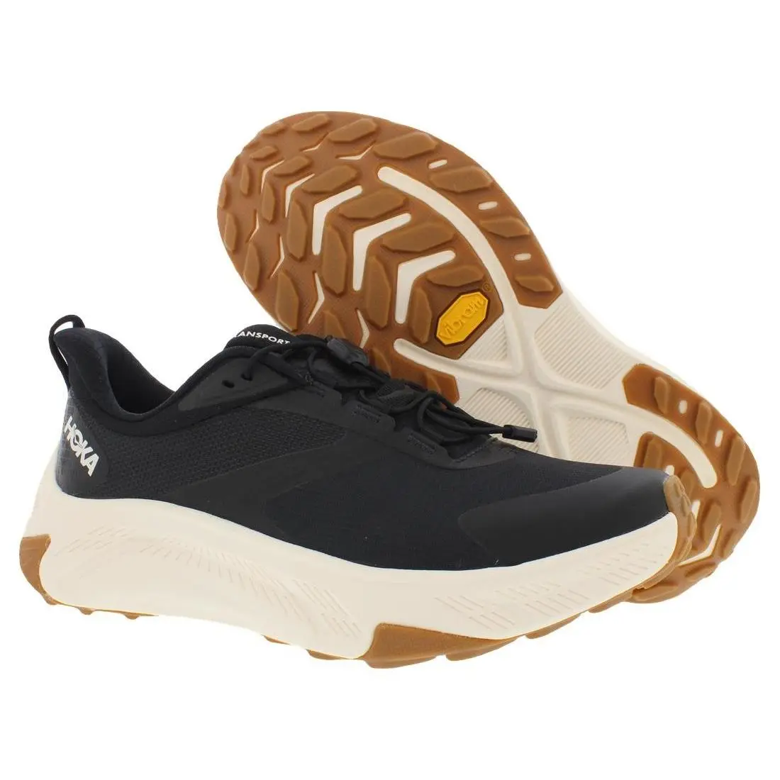 Hoka Transport 2 Womens Shoes Size 7.5 Color: Black/alabaster