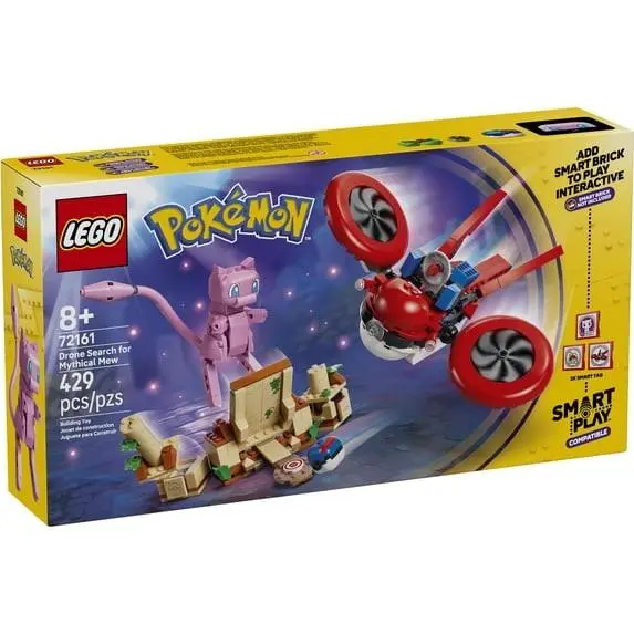 Lego Pokémon Smart Play: Drone Search For Mythical Mew 72161 Building Toy Set