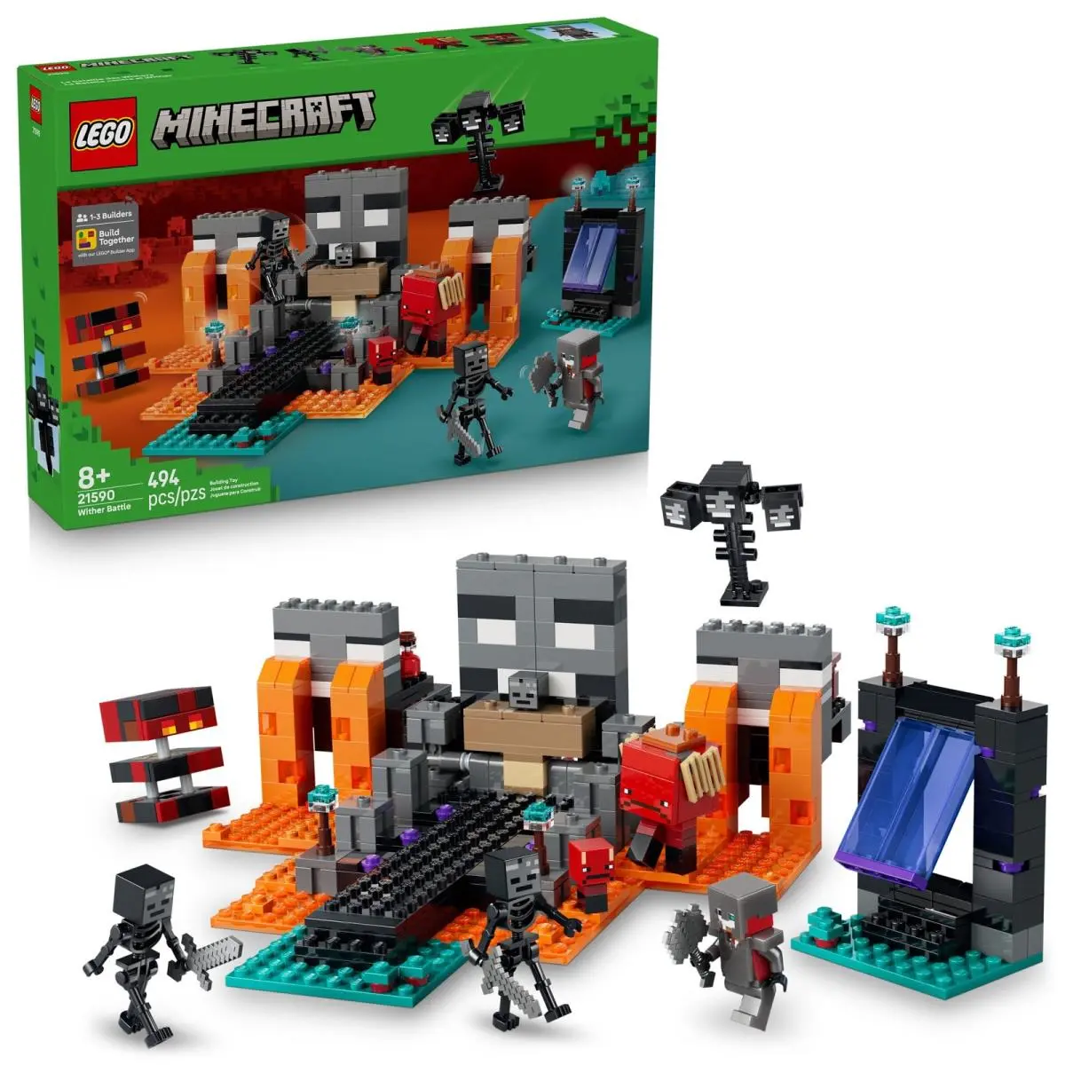 Lego Minecraft Wither Battle Set