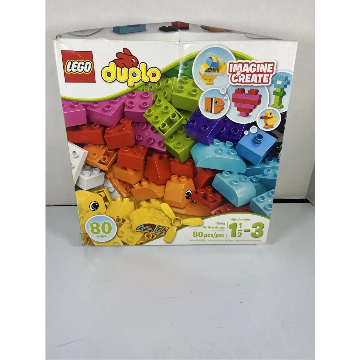 Lego Duplo 10848 My First Bricks Ages 1 1/2-3 Complete Retired Set