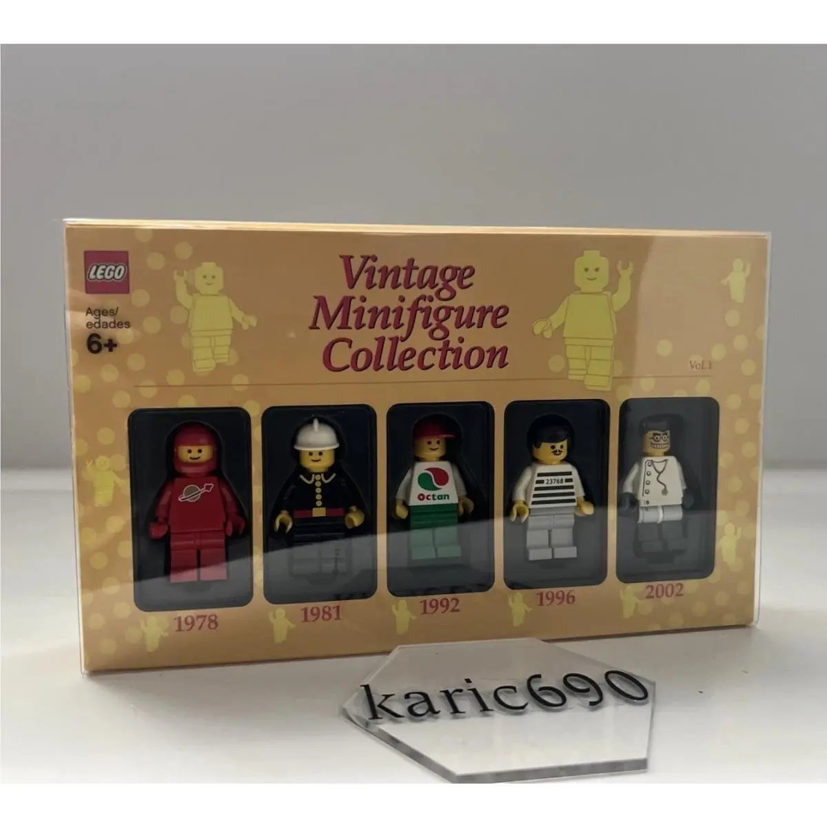 Lego Vintage Mini Figure Collection 1978 - 2002 Set 5 Pc Prisoner Octan