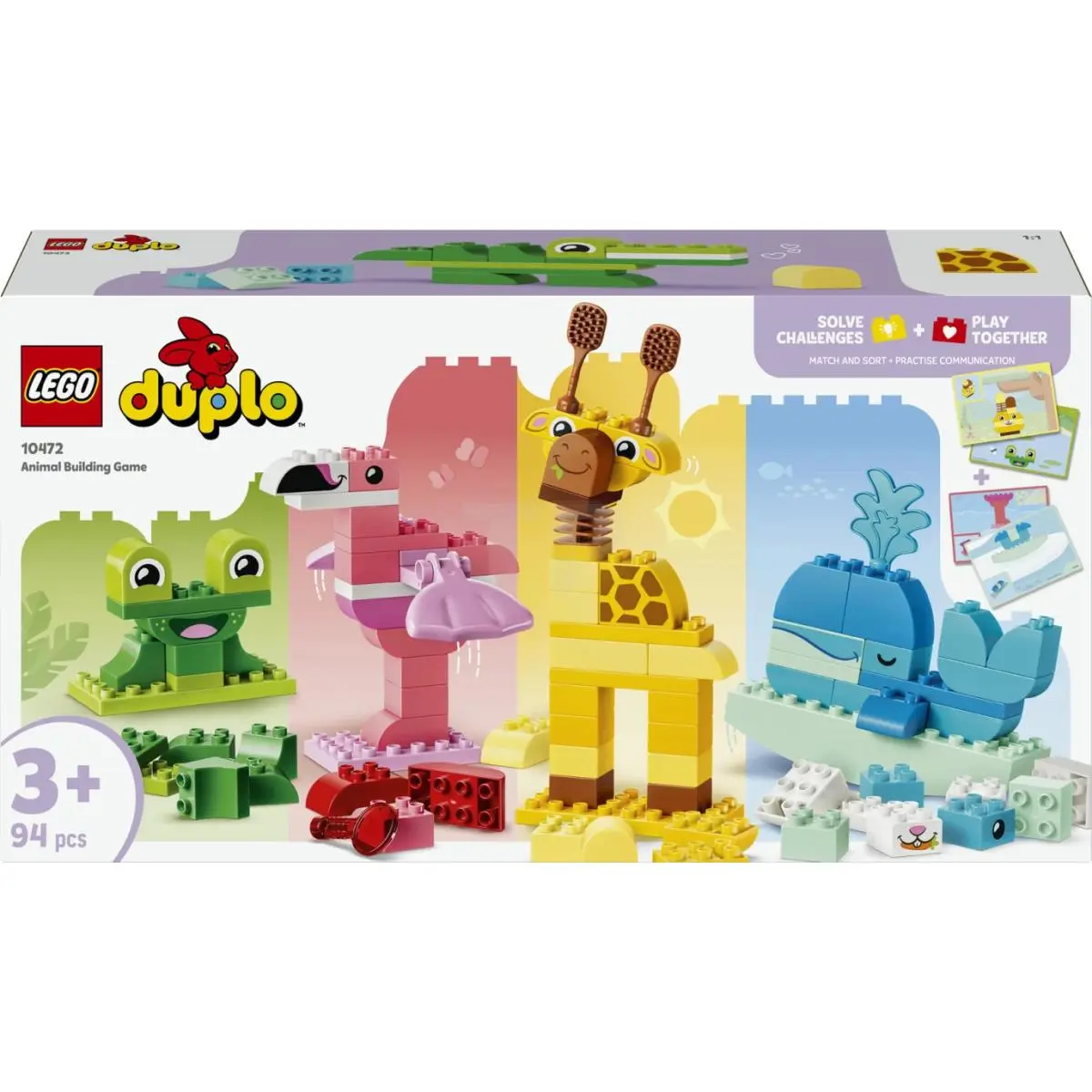 Lego Duplo Town Animal Building Game 10472 Toy Set Develops Fine Motor Skills